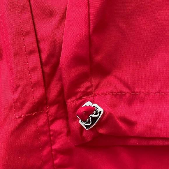 Jones New York NWT Ladies Rain Jacket, Sangria/True Red, Size L - Picture 8 of 10